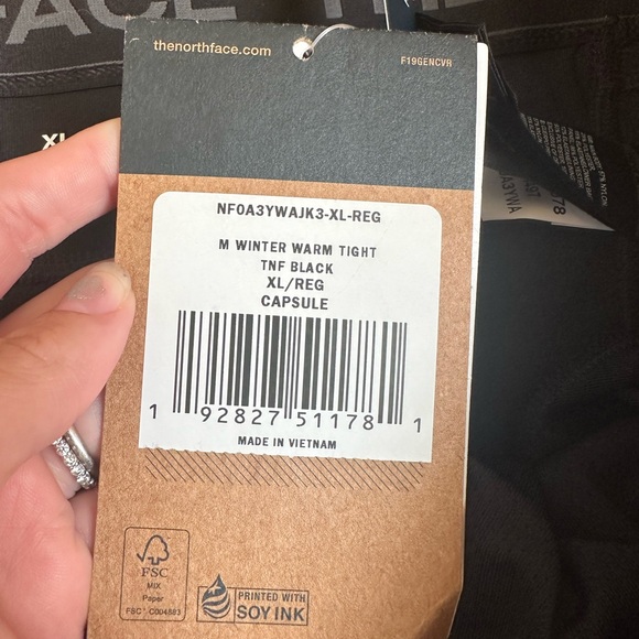 NWT The North Face Men's Winter Warm Tight XL - Picture 5 of 7